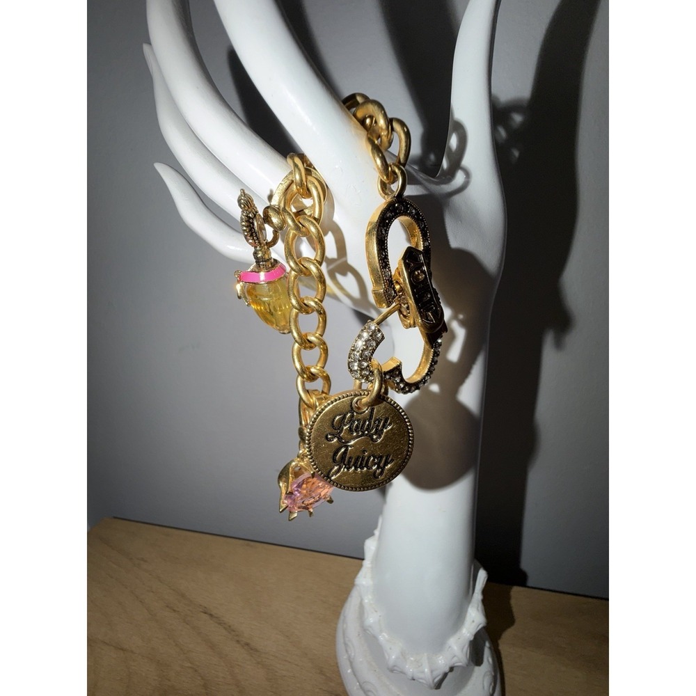 JUICY COUTURE "MY FAVORITE THINGS"‎ CHARM BRACELET PERFUME DIAMOND